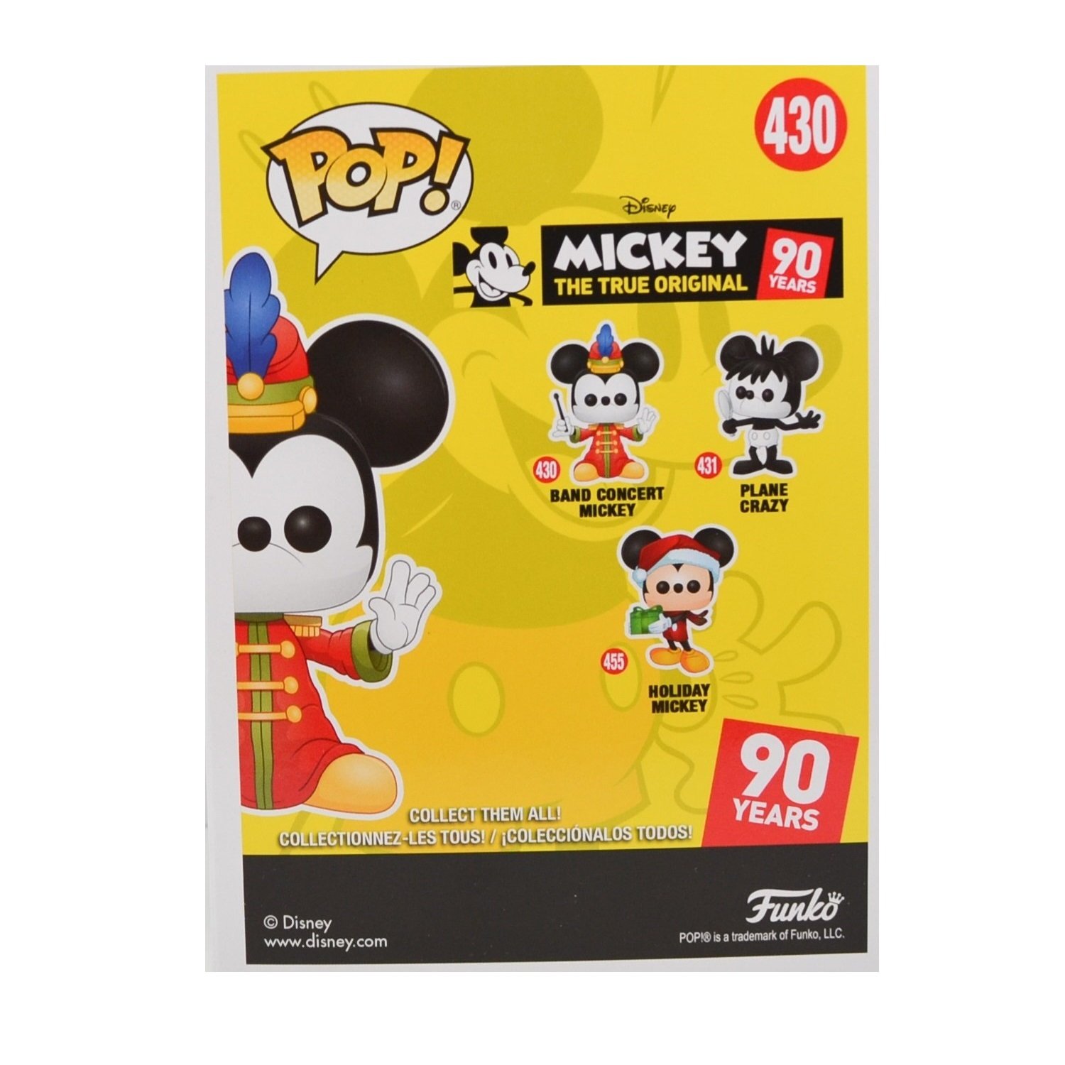 Фигурка Funko Pop vinyl Disney Mickey 90th Band Concert Fun1680