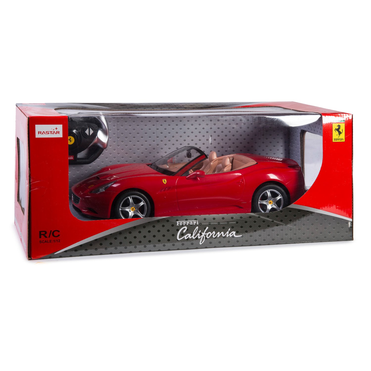 Машинка р/у Rastar Ferrari California 1:12 красная