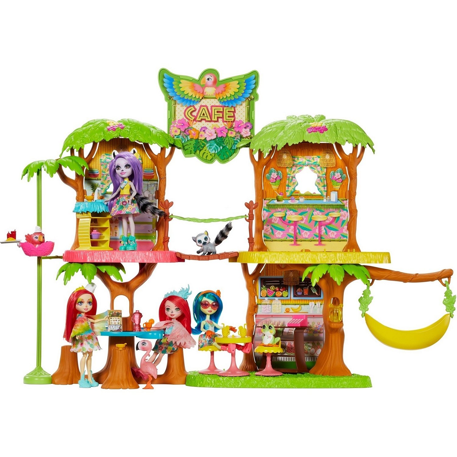 Игровой набор Mattel Enchantimals - Джунгли-кафе GNC57