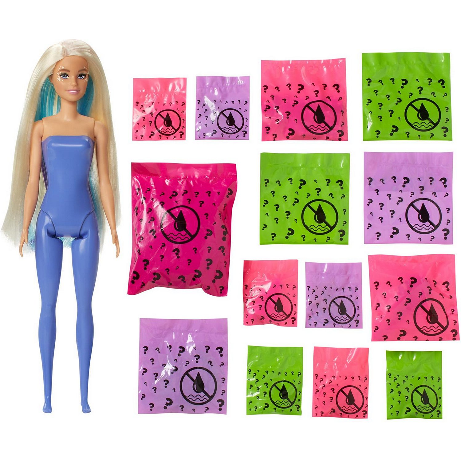 Кукла Barbie с сюрпризами внутри упаковки Фея, GXV94