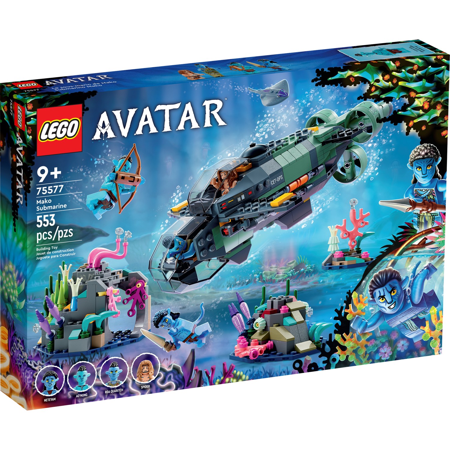 Конструктор Lego Avatar 75577 Подводная лодка Мако