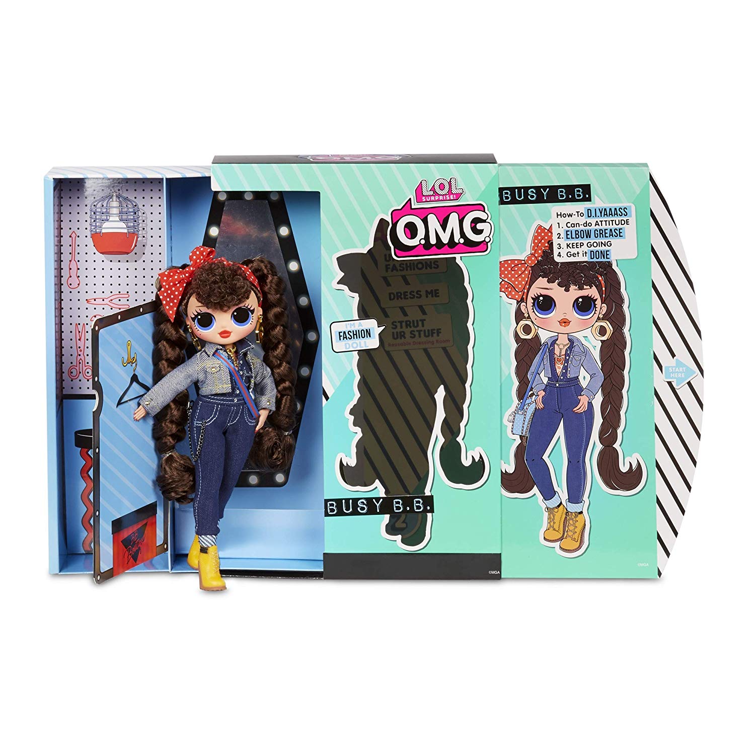 Кукла-сюрприз MGA Entertainment LOL Surprise OMG Series 2 Busy B.B. Fashion Doll, 565116