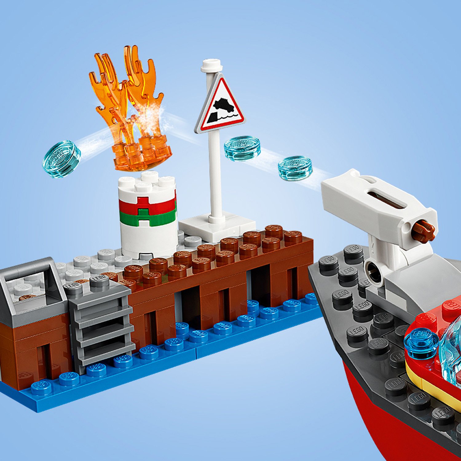 Конструктор LEGO City 60213 Пожар в порту