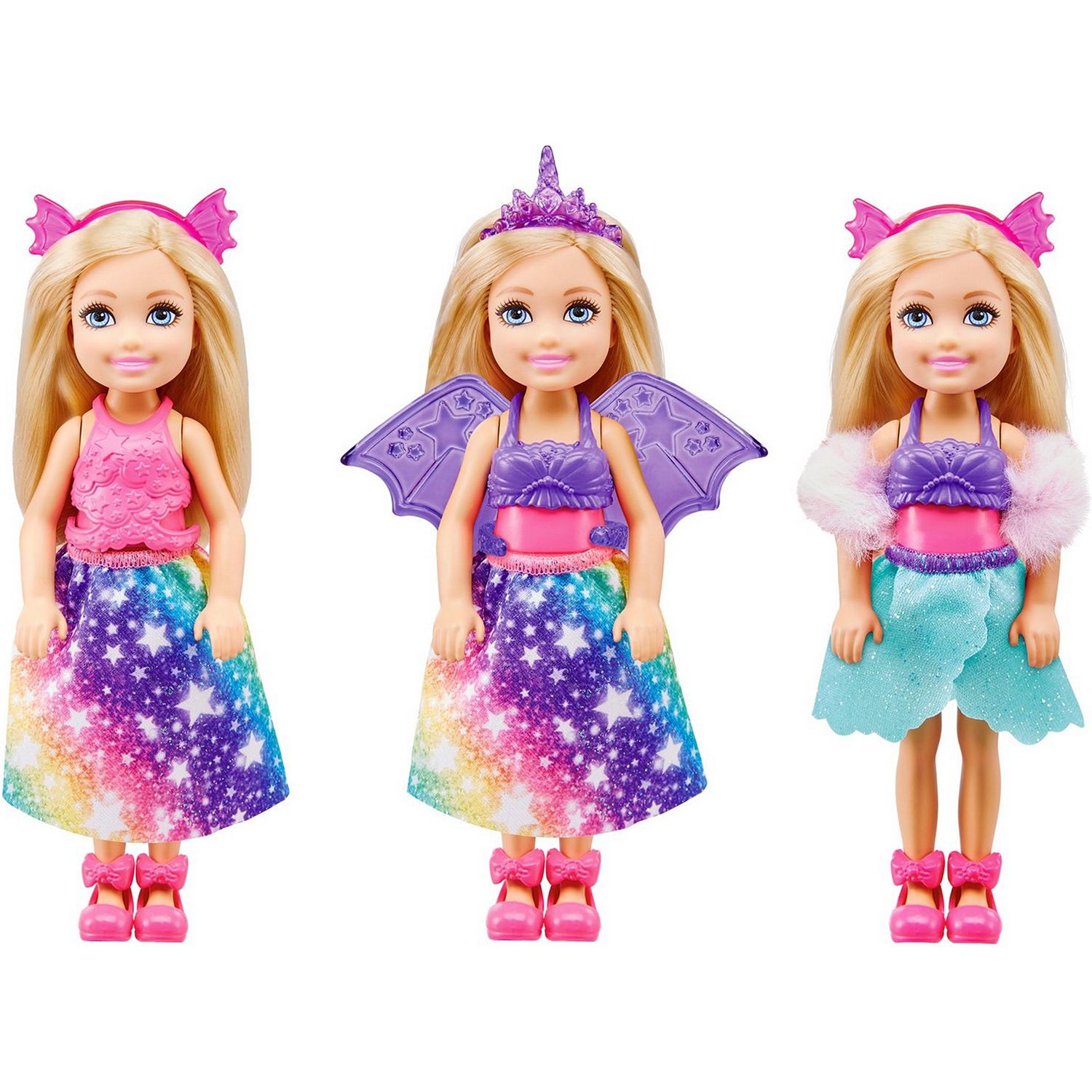 Набор Barbie Игра с переодеваниями кукла Челси+одежда+аксессуары GTF40