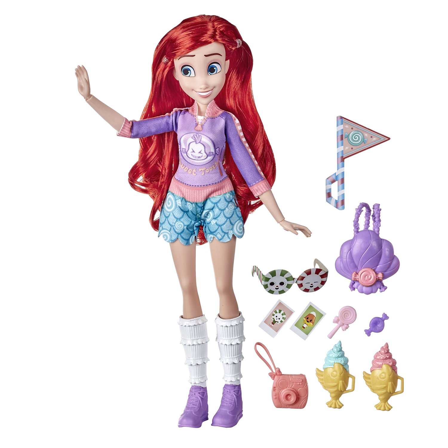 Интерактивная кукла Hasbro Disney Princess Comfy Squad, 34 см, E8404