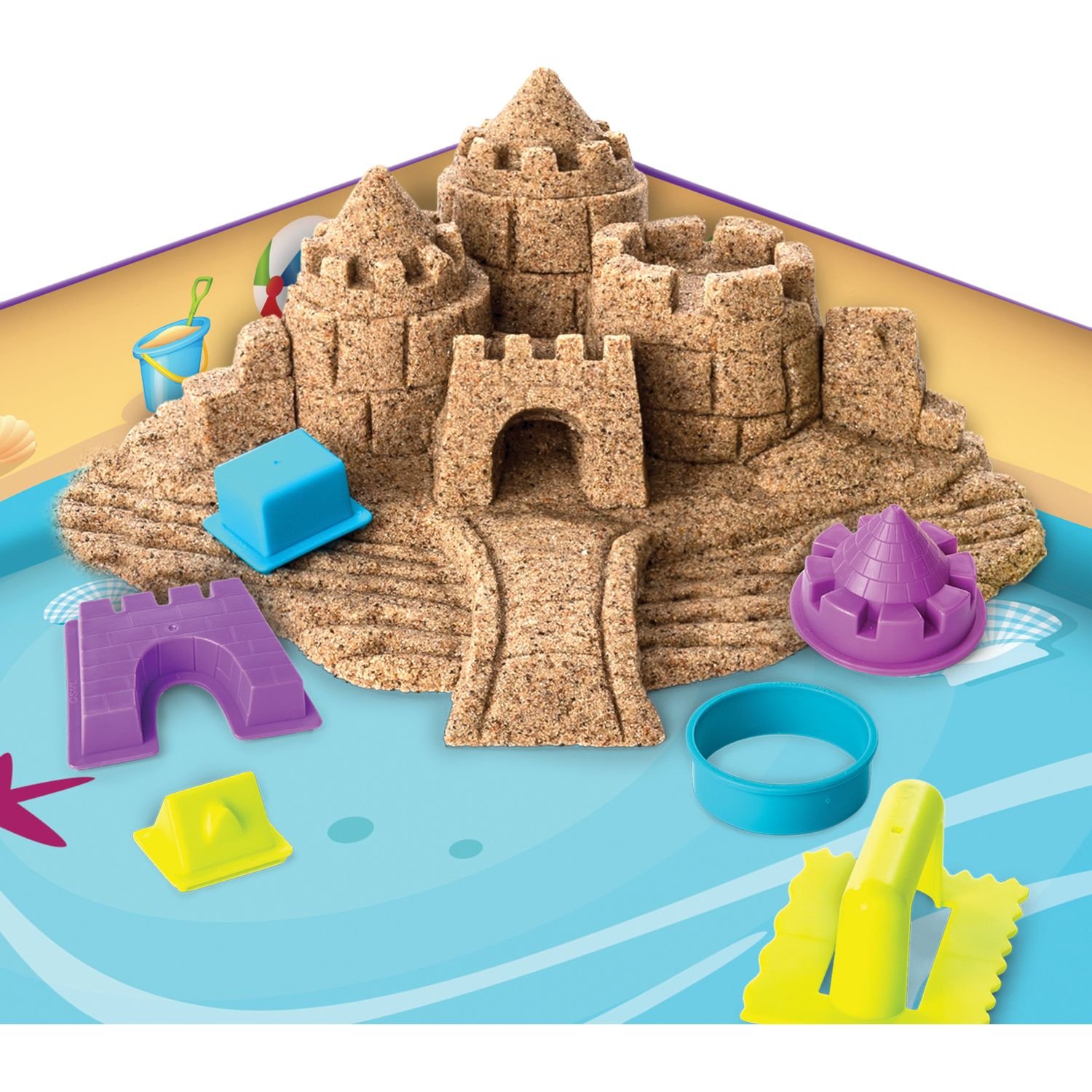 Песок кинетический Kinetic Sand Веселая пляжная игра 6037424