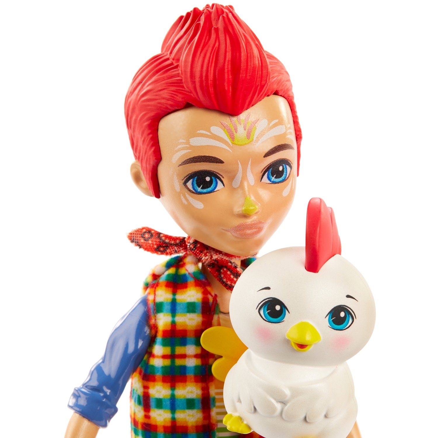 Кукла Enchantimals Ривод Рустер с любимой зверюшкой, 15 см, GJX39