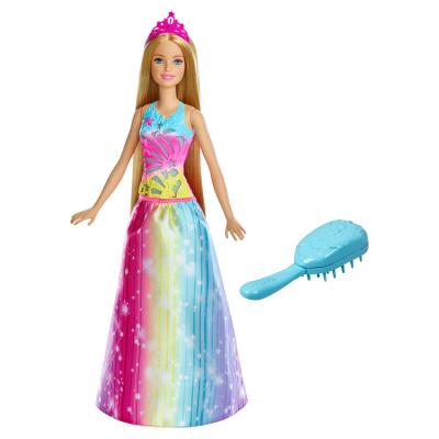 Интерактивная кукла Barbie Принцесса Радужной бухты, 28 см, FRB12