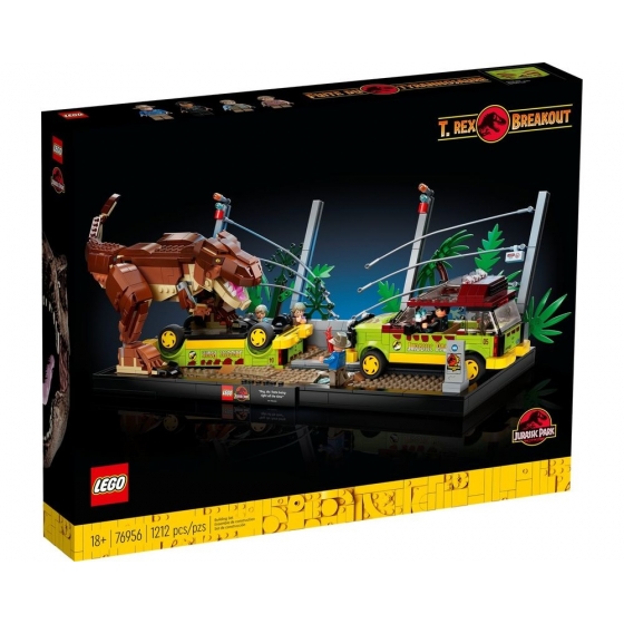 Конструктор LEGO Jurassic World 76950 Нападение трицератопса на пикап