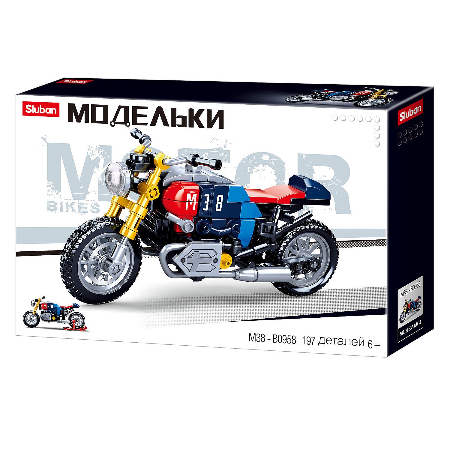 Конструктор SLUBAN Мотоцикл M38-B0958