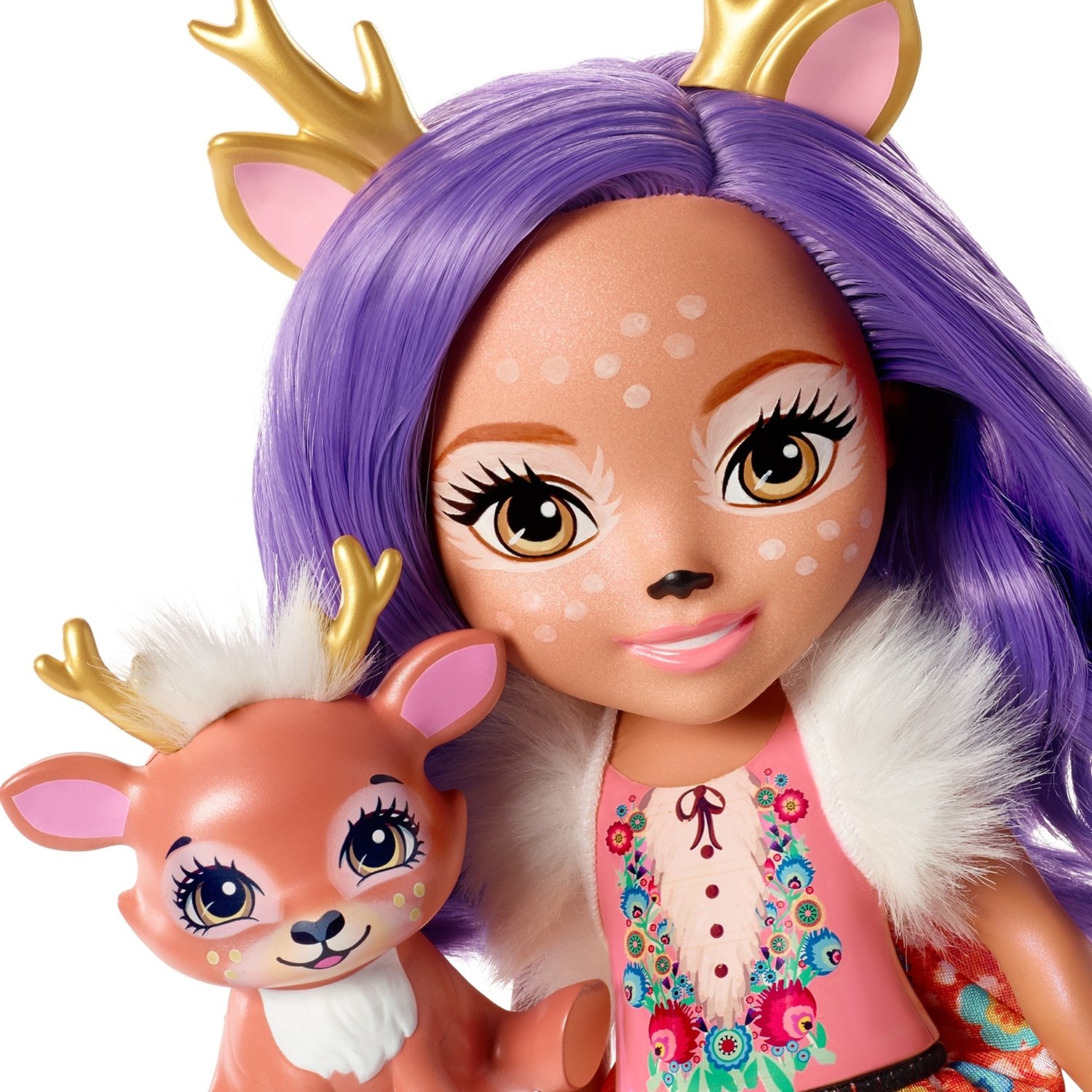 Кукла Enchantimals Данэсса Оленни с любимой зверюшкой, 31 см, FRH54