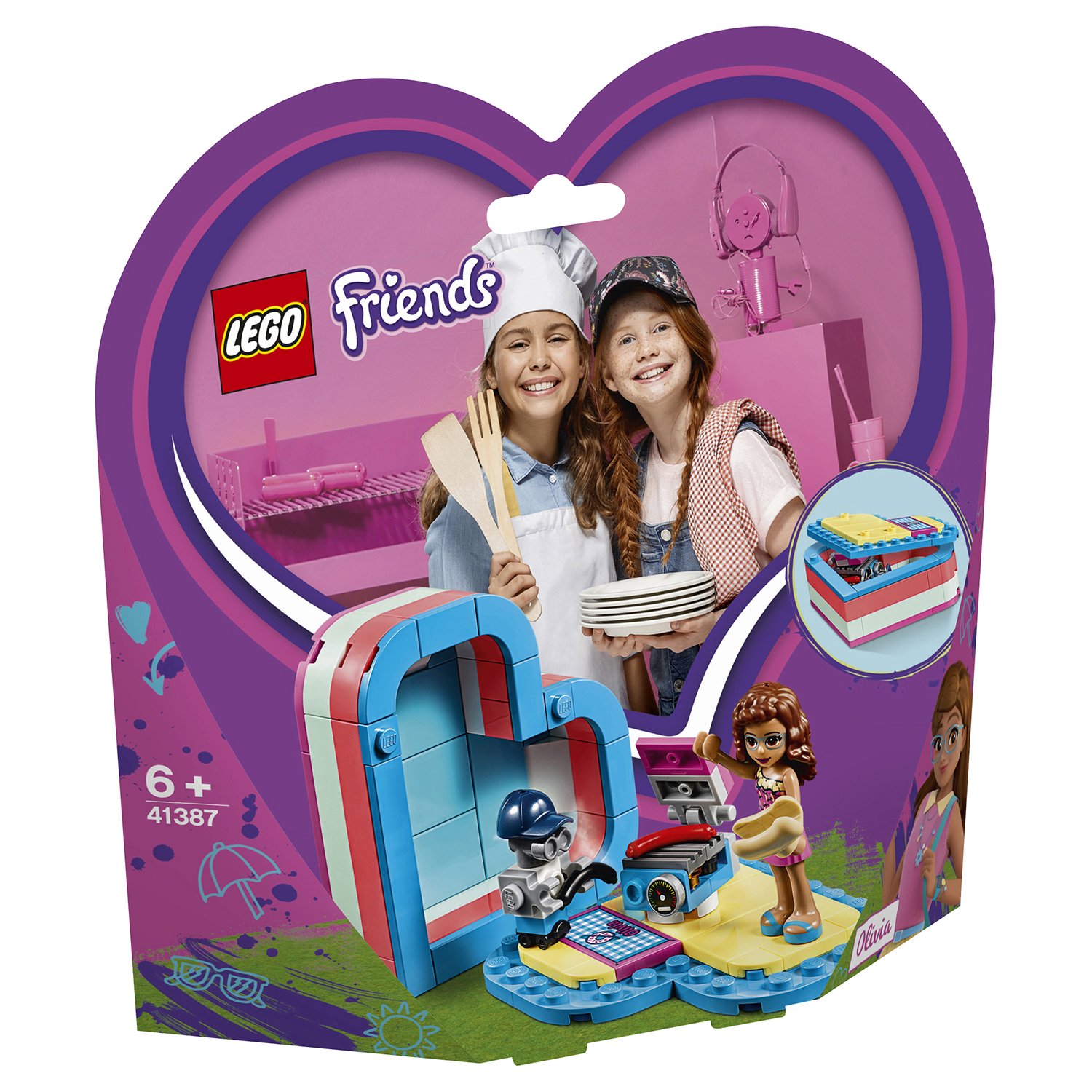 Конструктор LEGO Friends Летняя шкатулка-сердечко для Оливии 41387