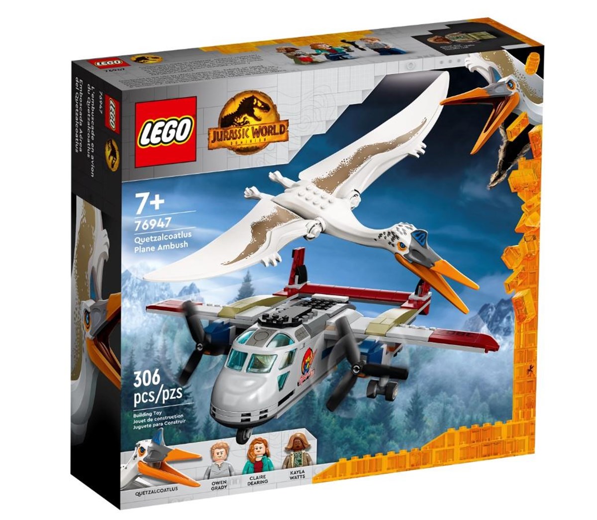 Конструктор LEGO Jurassic World 76947 Кетцалькоатль Нападение на самолёт