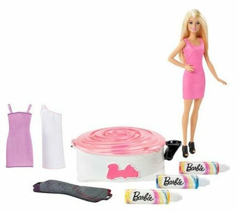 Набор Barbie Дизайн-студия для создания цветных нарядов, 29 см, DMC10