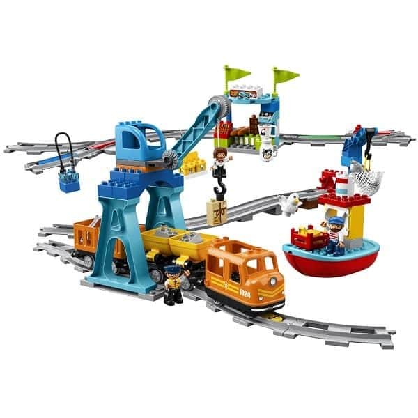 Конструктор Lego Duplo 10875 Town Грузовой поезд