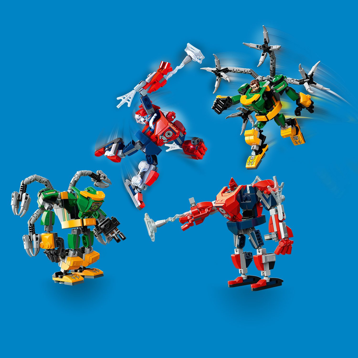 Конструктор LEGO Super Heroes Битва роботов Человек-Паук против Доктора Осьминога 76198