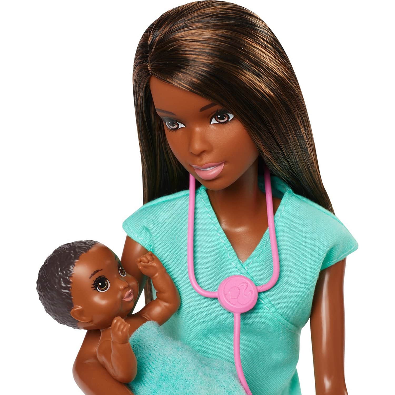 Набор игровой Barbie "Кем быть?" Детский доктор Брюнетка GKH24