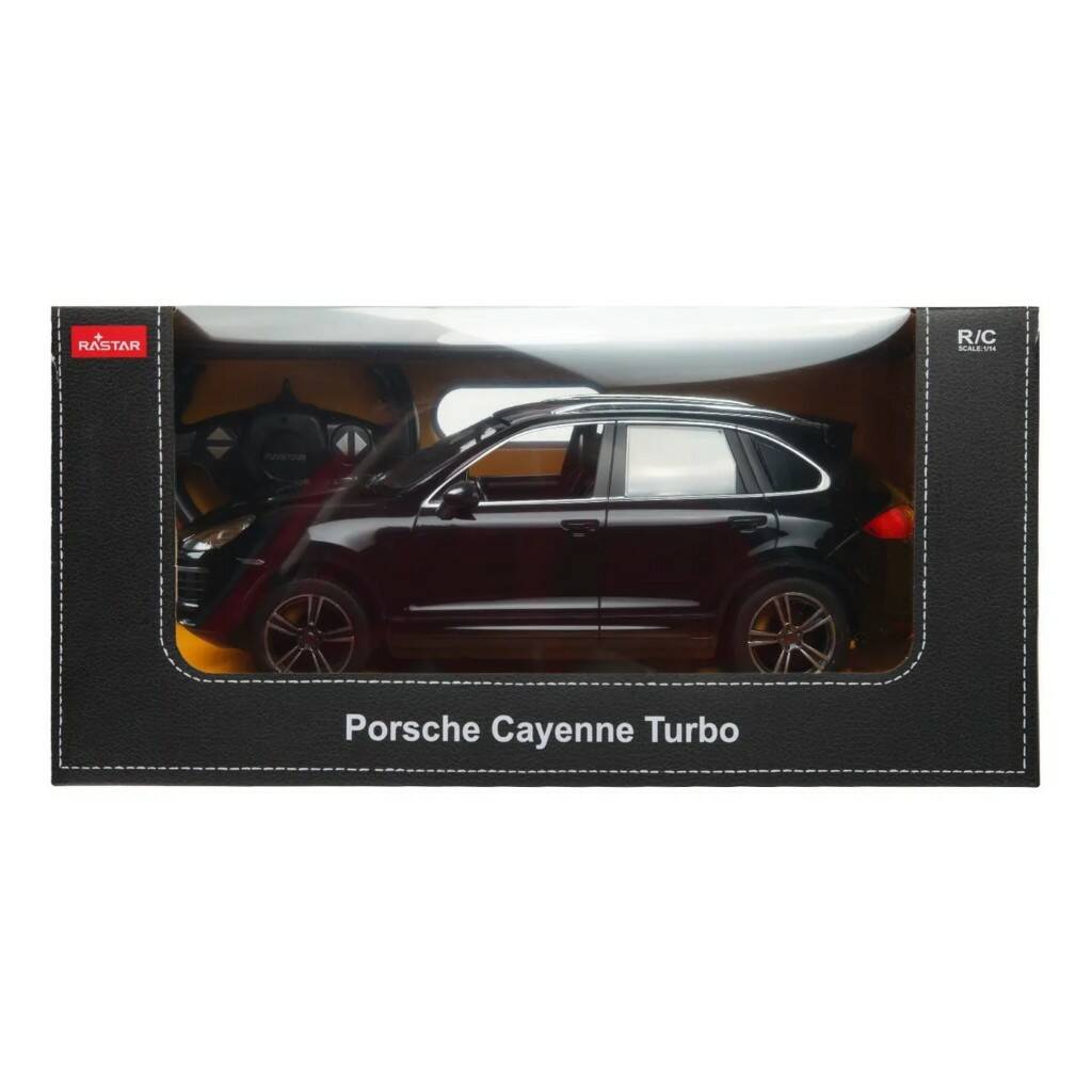 Машина Rastar РУ 1:14 Porsche Cayenne GT3 Черная 42900