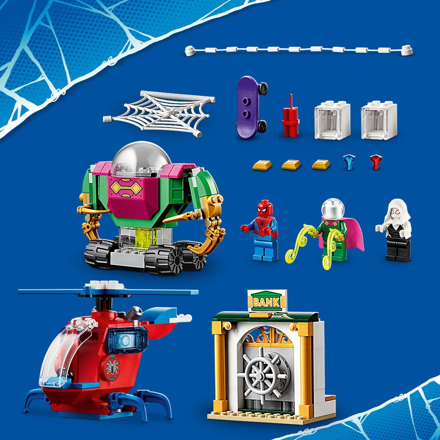 Конструктор LEGO Marvel Super Heroes 76149 Spiderman Угрозы Мистерио
