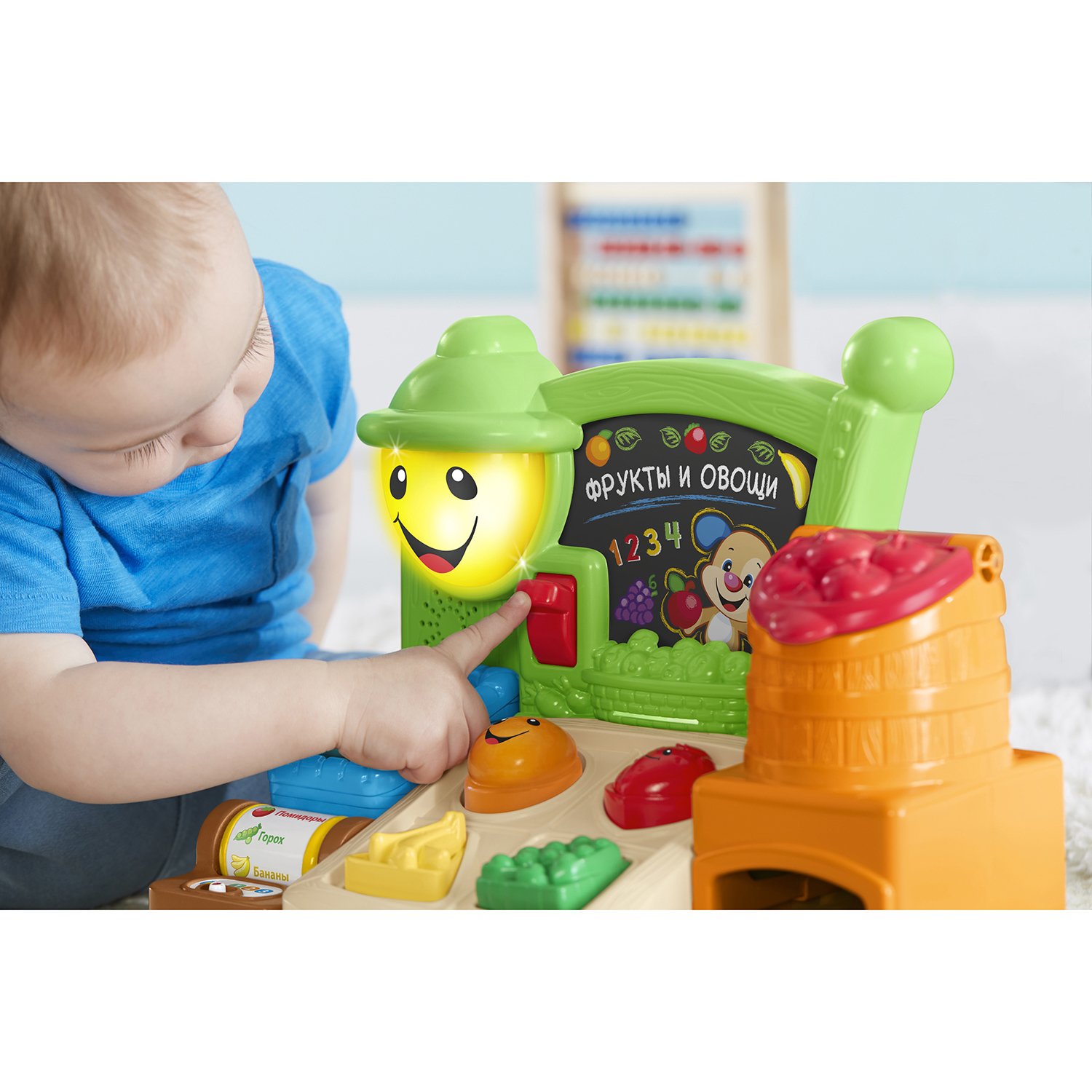 Развивающая игрушка Fisher Price Прилавок с фруктами и овощами