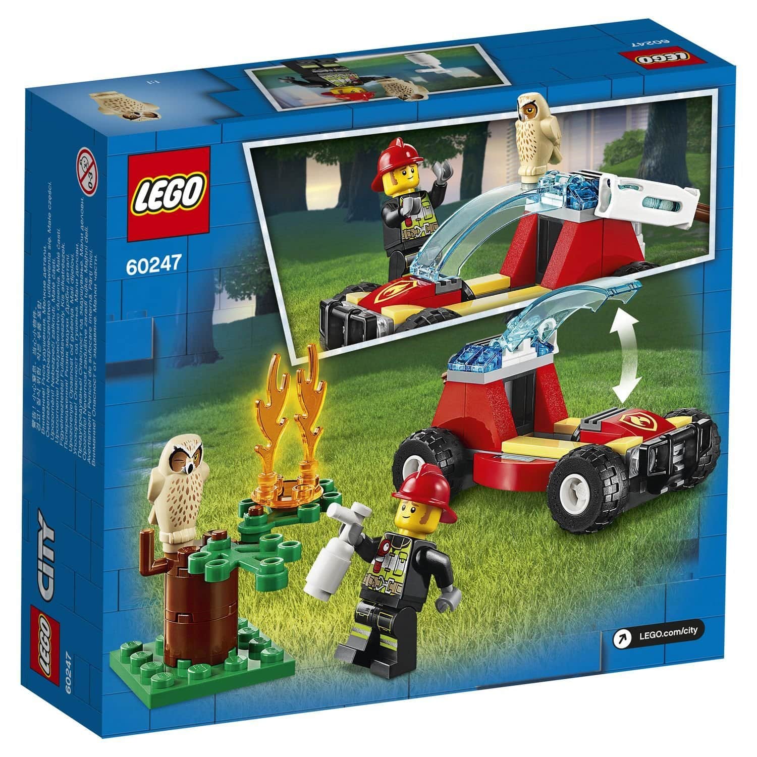 Конструктор LEGO City 60247 Лесные пожарные
