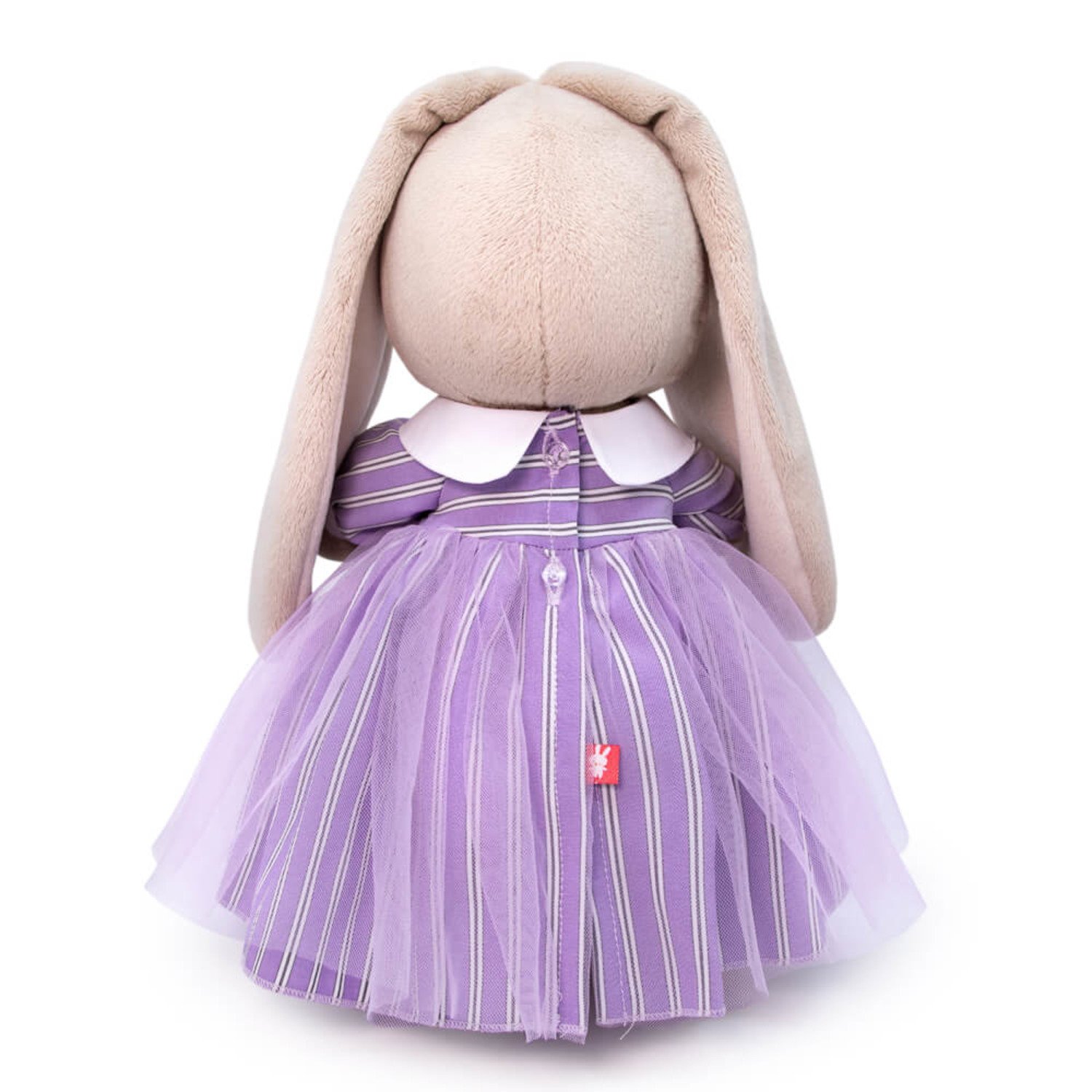Мягкая игрушка "Зайка Ми в полосатом платье", 25 см., BUDI BASA StS-406