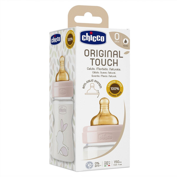 Бутылочка для кормления Chicco Original Touch Girl PP с соской 150мл с 0месяцев 340728554