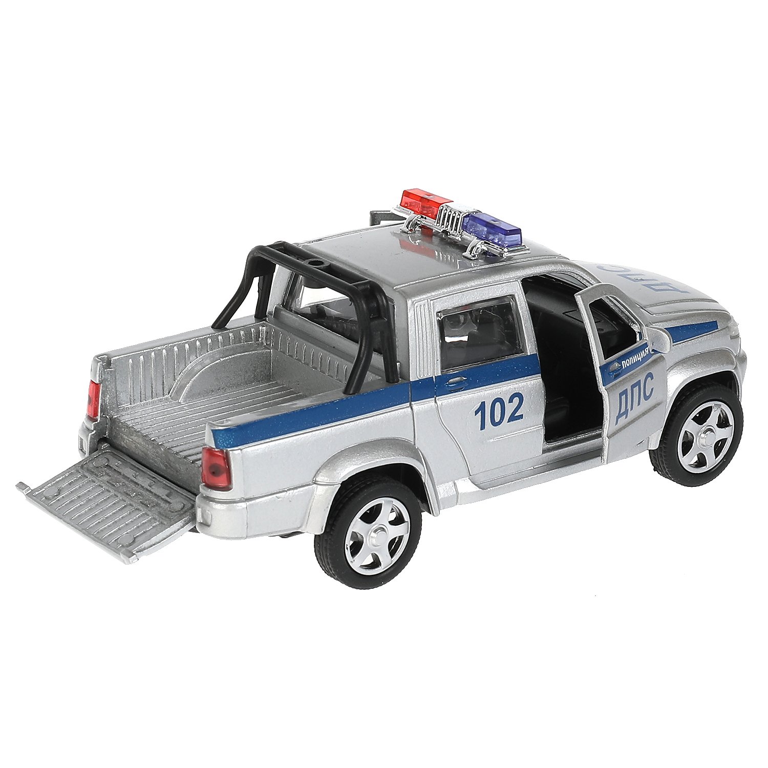 Машина Технопарк Uaz Pickup Полиция 315129