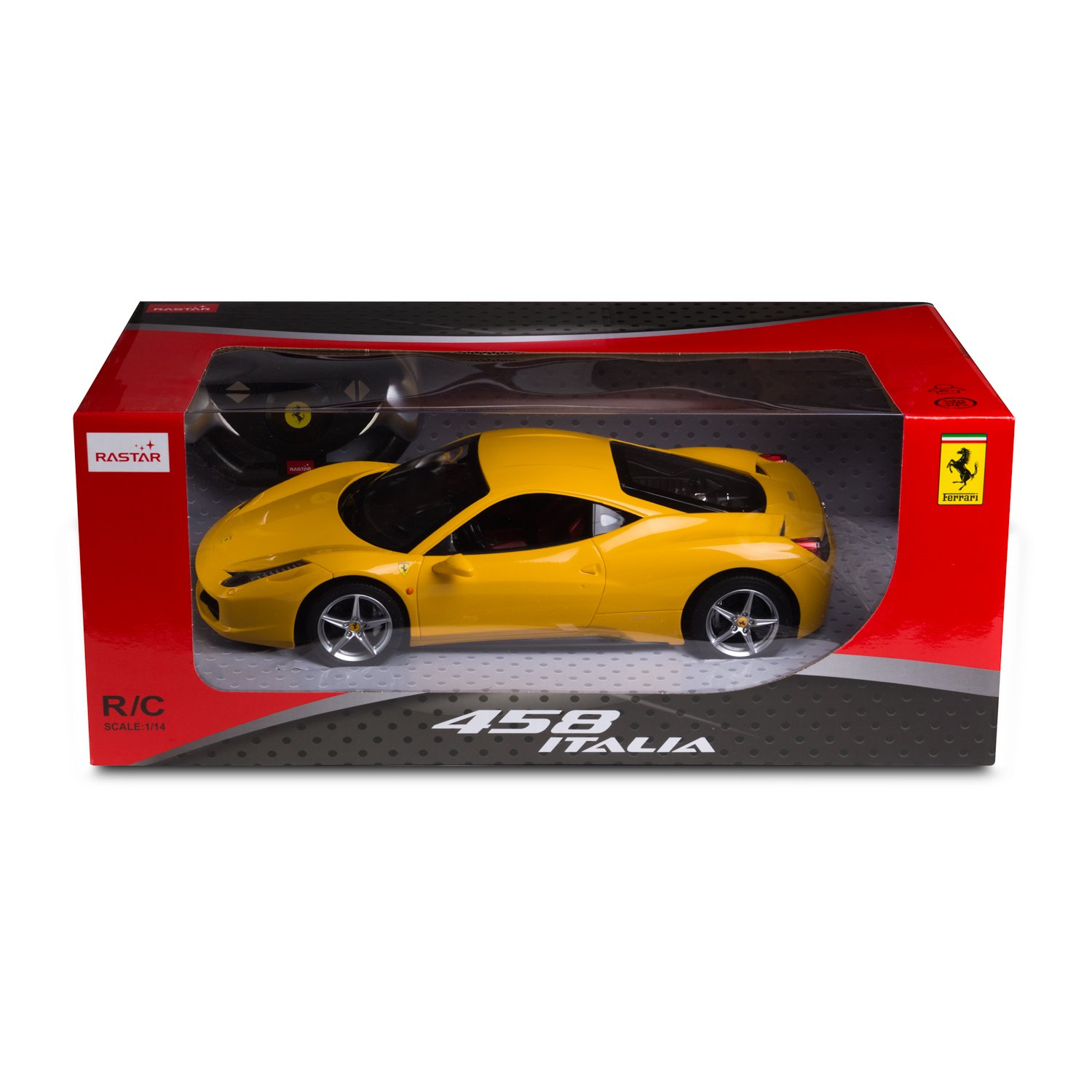 Машина радиоуправляемая Rastar 1:14 Ferrari 458 Italia Желтая