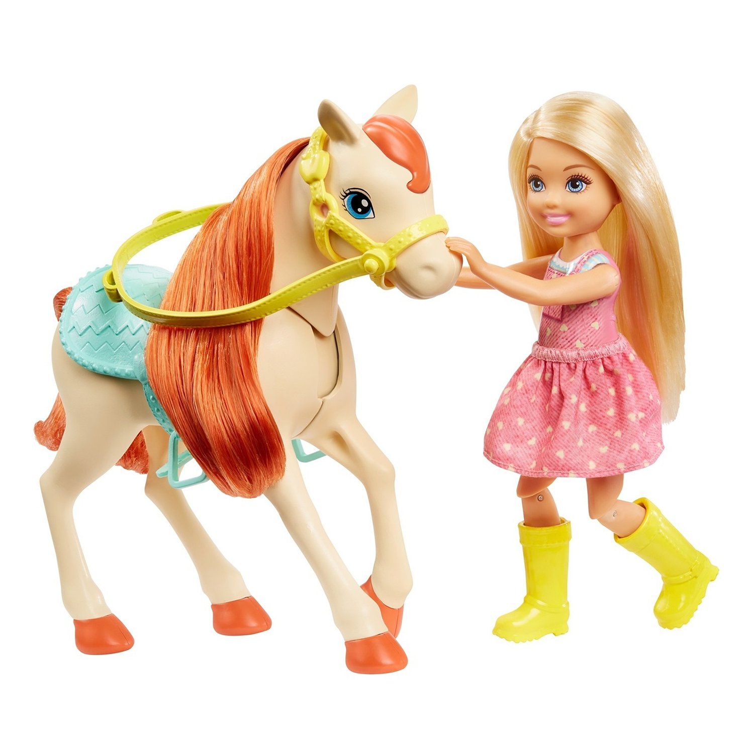 Набор кукол Barbie Барби, Челси и любимые лошадки, FXH15