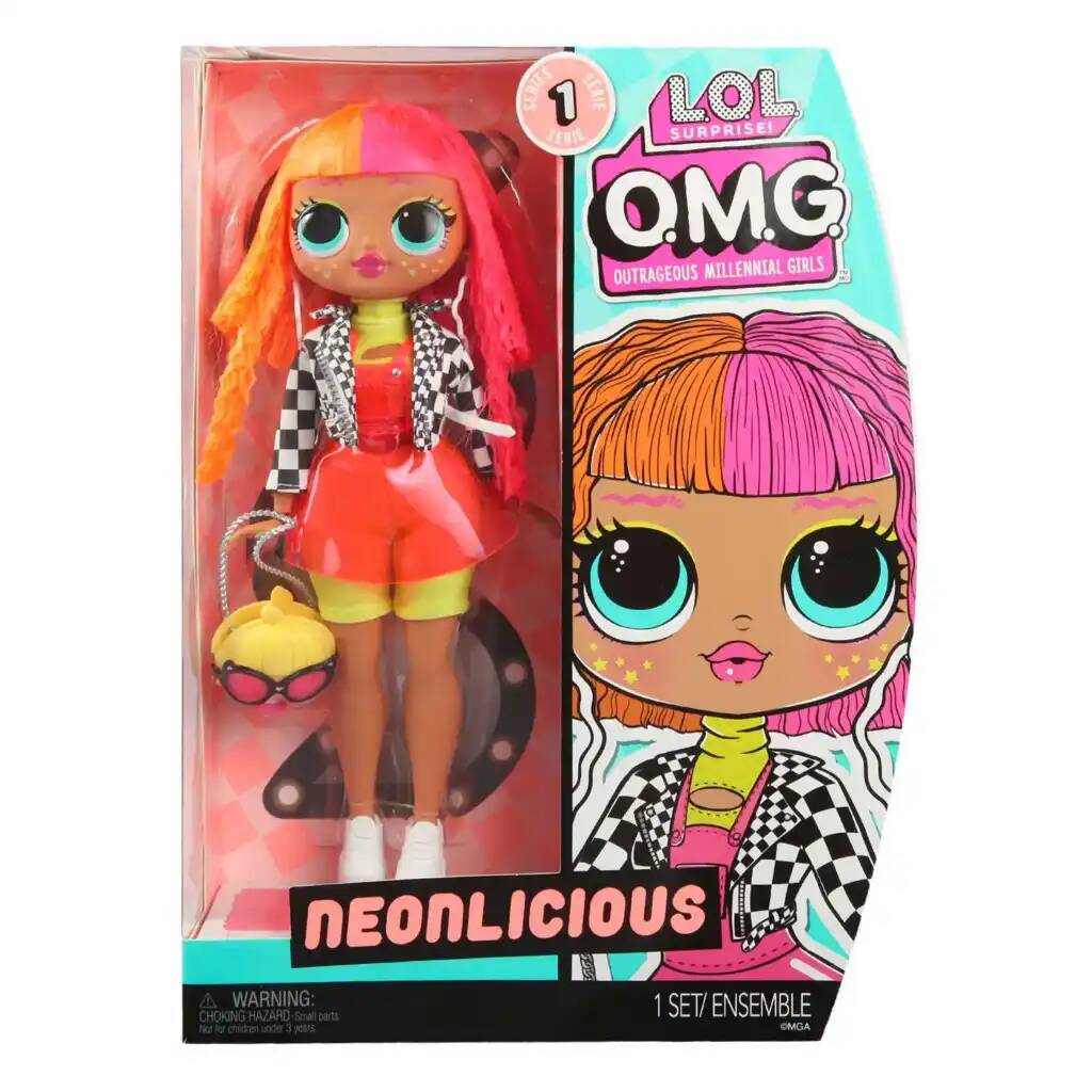 Кукла L.O.L. Surprise OMG HoS S1 Neonlicious 580546EUC